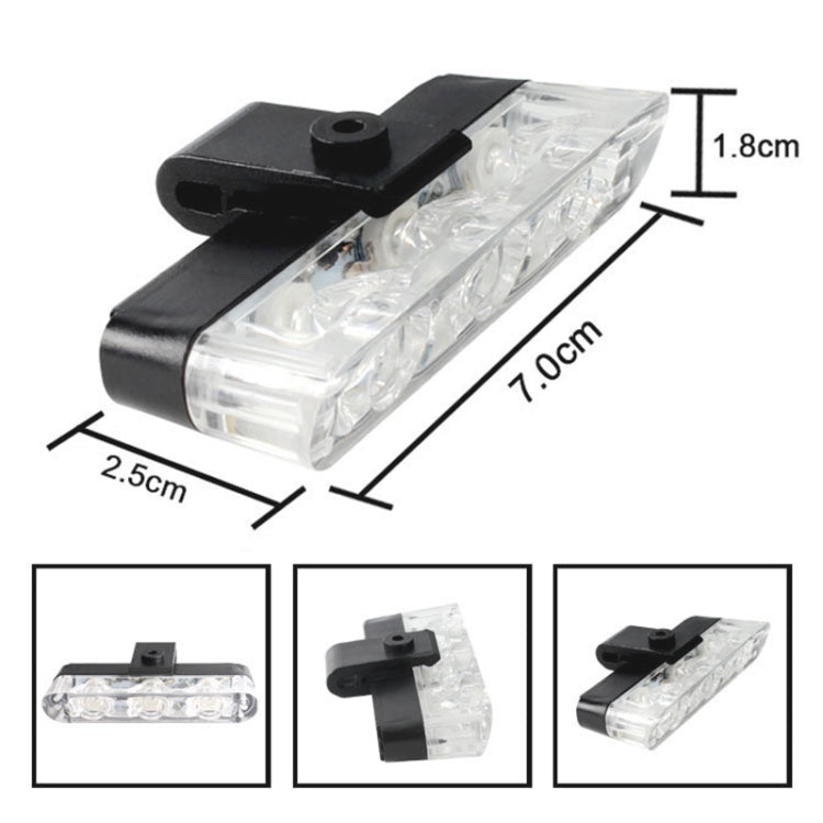 4 in 1 Car 12LEDs Grille Flash Lights Warning Lights with Wireless Remote Control, Color:Red