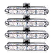 4 in 1 Car 16LEDs Grille Flash Lights Warning Lights with Wireless Remote Control(Red Yellow)