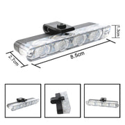4 in 1 Car 16LEDs Grille Flash Lights Warning Lights with Wireless Remote Control(White Red)