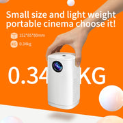 T1 480x360 800 Lumens Portable Mini LED Projector, Specification:US Plug(Blue)