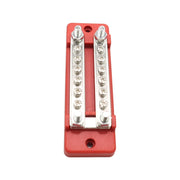 CP-3109-01 150A 12-48V RV Yacht Double-row 6-way Busbar(Red)