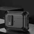 For AirPods Pro 2 Signal Flag Wireless Earphones Case with Security Lock(Black) - For AirPods Pro 2 by PMC Jewellery | Online Shopping South Africa | PMC Jewellery | Buy Now Pay Later Mobicred