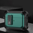 For AirPods Pro 2 Signal Flag Wireless Earphones Case with Security Lock(Green) - For AirPods Pro 2 by PMC Jewellery | Online Shopping South Africa | PMC Jewellery | Buy Now Pay Later Mobicred