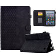 For Amazon Kindle Fire 7 2022 Rhombus Embossed Leather Tablet Case(Black) - Amazon by PMC TechLife | Online Shopping South Africa | PMC TechLife | Buy Now Pay Later Mobicred