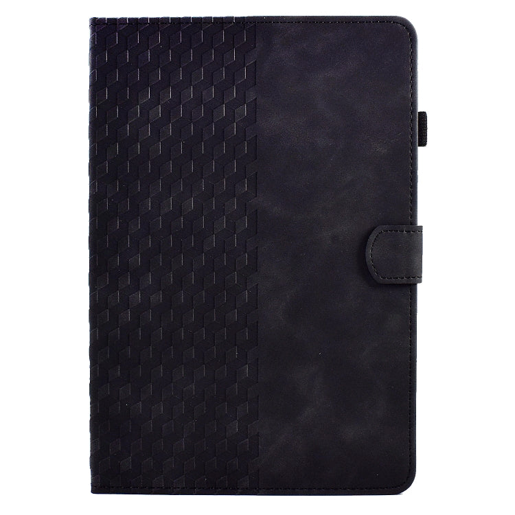 For Amazon Kindle Lite 2022 Rhombus Embossed Leather Tablet Case(Black)