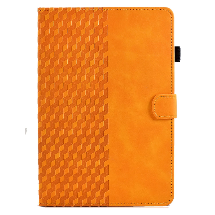 For Amazon Kindle PaperWhite 5 2021 Rhombus Embossed Leather Tablet Case(Khaki)