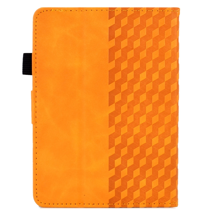 For Amazon Kindle PaperWhite 5 2021 Rhombus Embossed Leather Tablet Case(Khaki)