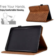 For Amazon Kindle PaperWhite 5 2021 Rhombus Embossed Leather Tablet Case(Brown)