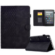For Amazon Kindle Fire 7 2019 / 2017 / 2015 Rhombus Embossed Leather Tablet Case(Black) - Amazon by PMC TechLife | Online Shopping South Africa | PMC TechLife | Buy Now Pay Later Mobicred