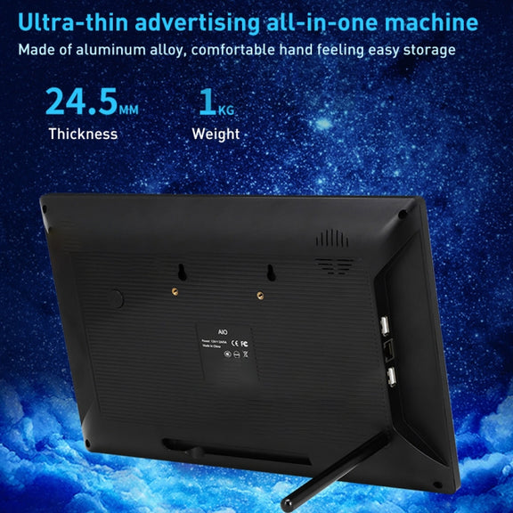 PR1335T 13.3 inch IPS Display Advertising Machine, 2GB+16GB, CPU:RK3399 Hexa-Core 1.8GHz(EU Plug)
