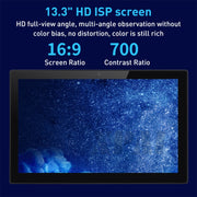 PR1335T 13.3 inch IPS Display Advertising Machine, 2GB+16GB, CPU:RK3566 Quad Core 2.0GHz(AU Plug)