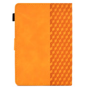 For 7.0 inch Universal Tablet Rhombus Embossed Leather Case(Khaki)