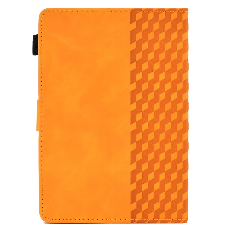 For 10.0 inch Universal Tablet Rhombus Embossed Leather Case(Khaki)