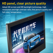 PR2153T 21.5 inch IPS Display Advertising Machine, 2GB+16GB, CPU:RK3399 Hexa-Core 1.8GHz(EU Plug)