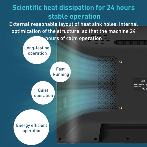 PR2153T 21.5 inch IPS Display Advertising Machine, 2GB+16GB, CPU:RK3399 Hexa-Core 1.8GHz(EU Plug)