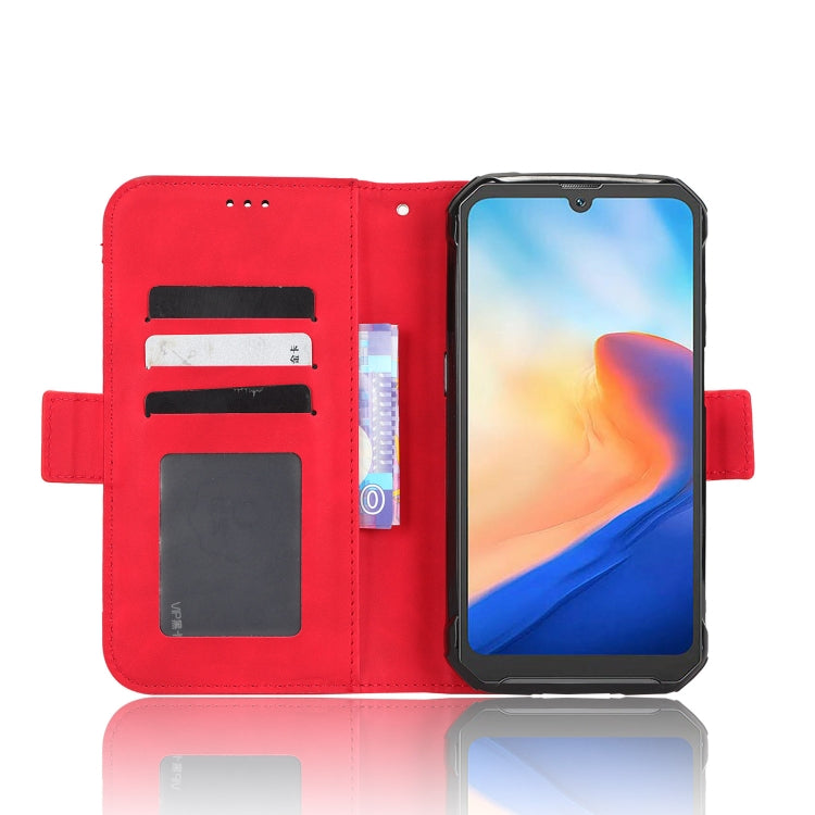 For Blackview BV7200 Skin Feel Calf Texture Card Slots Leather Phone Case(Red)