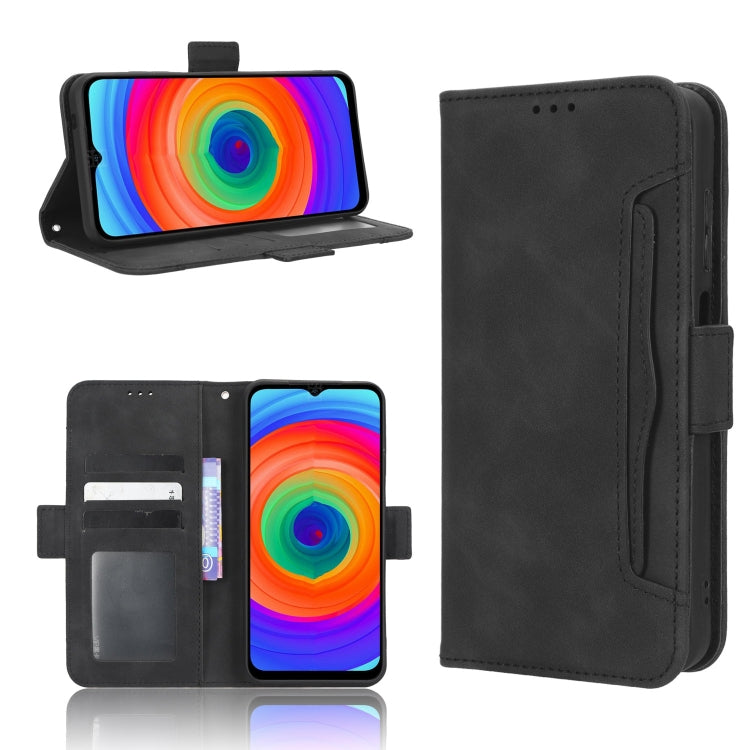 For Ulefone Note 14 Skin Feel Calf Texture Card Slots Leather Phone Case(Black)