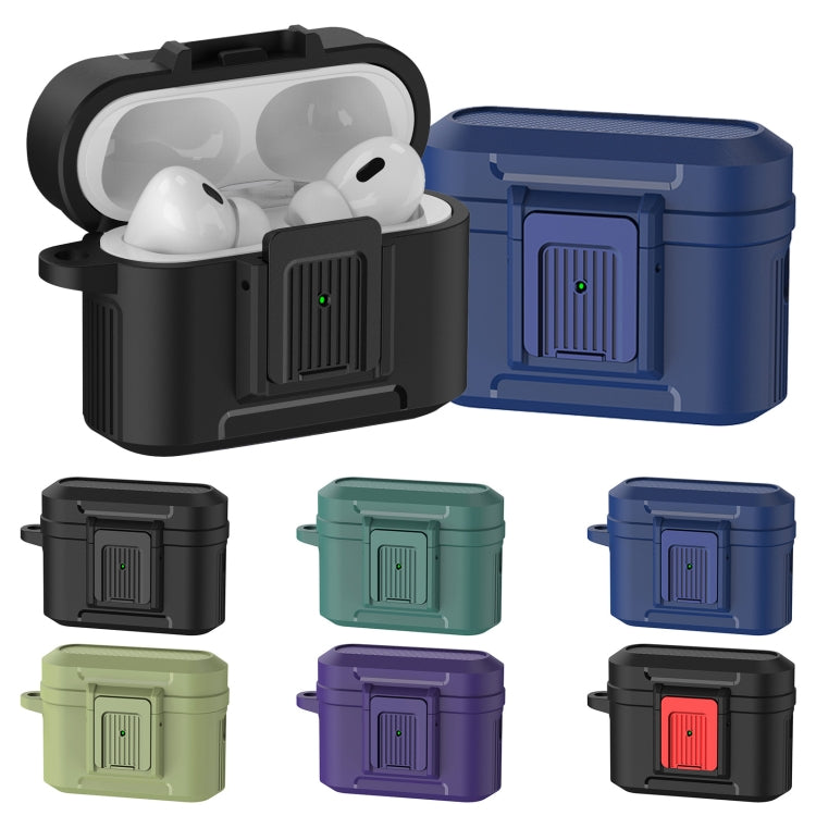 For AirPods Pro 2 Earphone TPU + PC Protective Case(Green)