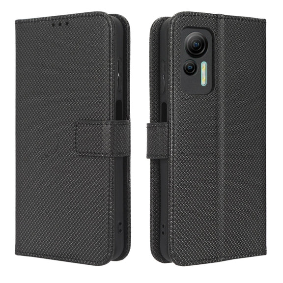 For Ulefone Note 14 Diamond Texture Leather Phone Case(Black)