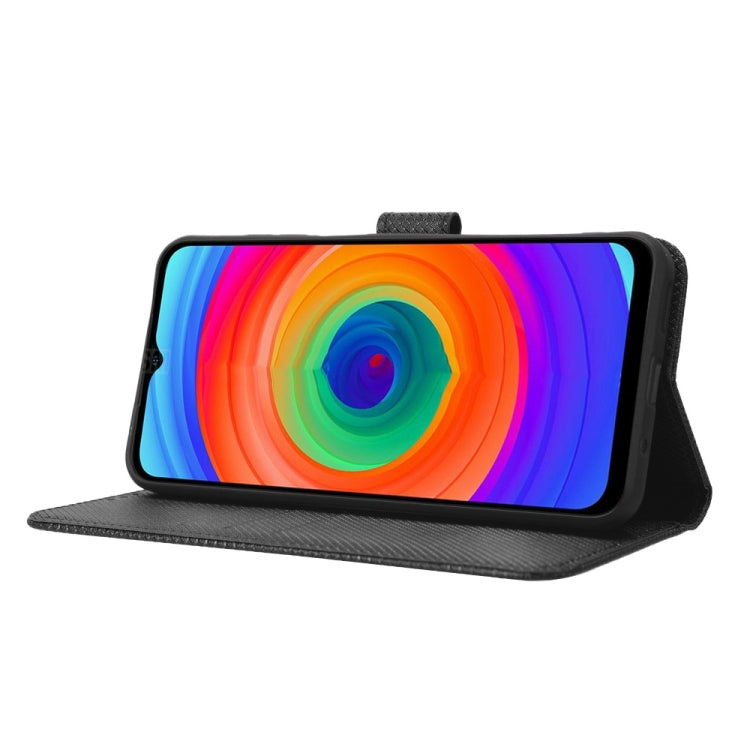 For Ulefone Note 14 Diamond Texture Leather Phone Case(Black)