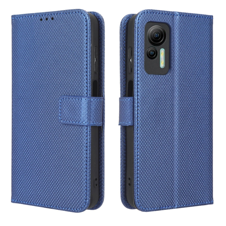 For Ulefone Note 14 Diamond Texture Leather Phone Case(Blue)