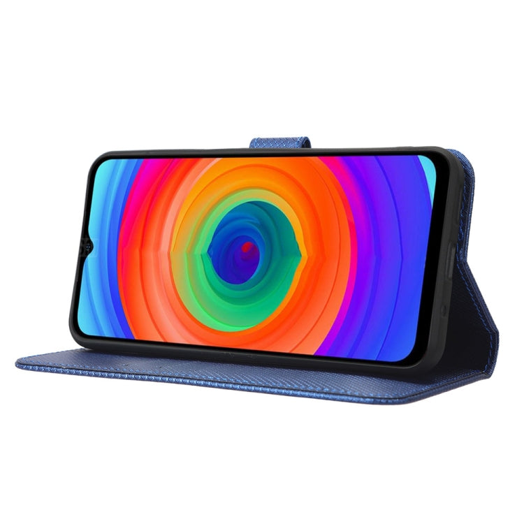 For Ulefone Note 14 Diamond Texture Leather Phone Case(Blue)