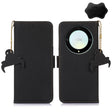 For Honor X9a 4G Genuine Leather Magnetic RFID Leather Phone Case(Black) - free shipping - PMC TechLife - Order now!