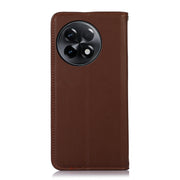For OnePlus Ace 2 5G KHAZNEH Nappa Top Layer Cowhide Leather Phone Case(Brown)