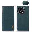 For OnePlus Ace 2 5G KHAZNEH Nappa Top Layer Cowhide Leather Phone Case(Green) - OnePlus Cases by PMC TechLife | Online Shopping South Africa | PMC TechLife | Buy Now Pay Later Mobicred