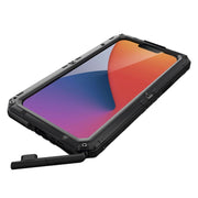 For iPhone 14 RedPepper Wolf 360 Full Body Rugged Life Water-resistant Phone Case(Black)
