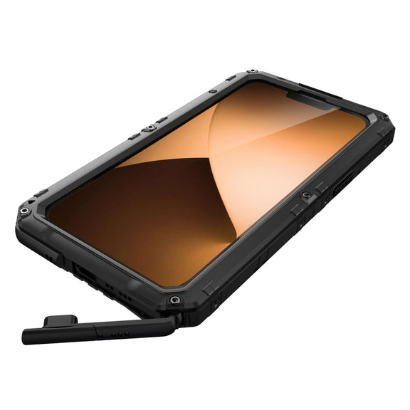 For iPhone 14 Pro RedPepper Wolf 360 Full Body Rugged Life Water-resistant Phone Case(Black)