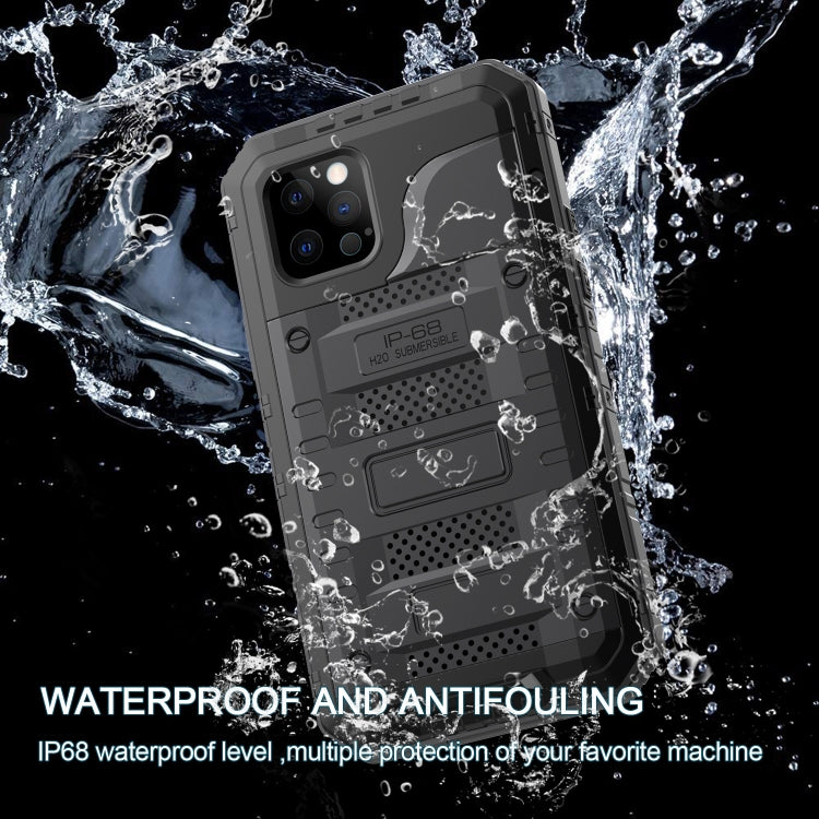 For iPhone 14 Pro Max RedPepper Wolf 360 Full Body Rugged Life Water-resistant Phone Case(Red)