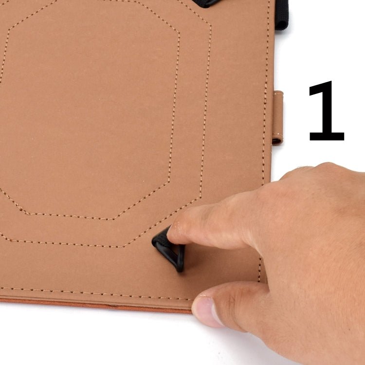 For 10 inch Solid Color Tablet PC Universal Magnetic Horizontal Flip Leather Case with Card Slots & Holder(Green)