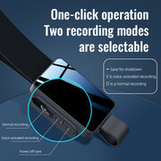 JNN K5 Voice Recorder with Lanyard, Capacity:8GB(Grey)