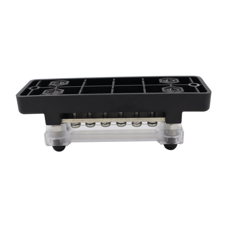 CP-3023-01 150A 12-48V RV Yacht Double-row 6-way Busbar(Black)