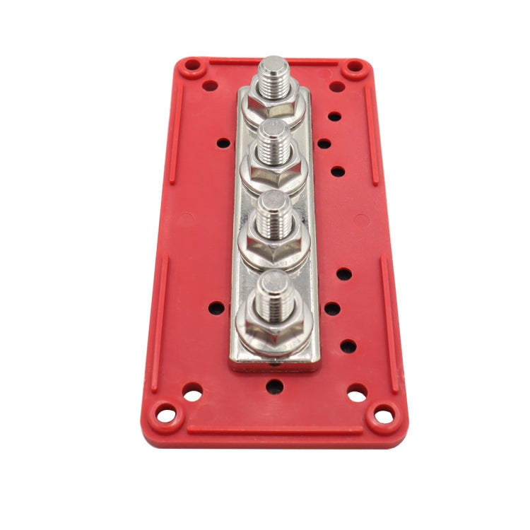 CP-3088-02 300A 48V 4-way M10 Terminal Busbar(Red)