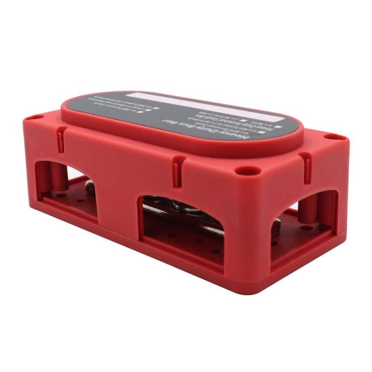 CP-3088-02 300A 48V 4-way M10 Terminal Busbar(Red)