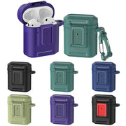 For AirPods 1 / 2 Earphone TPU + PC Protective Case(Purple)