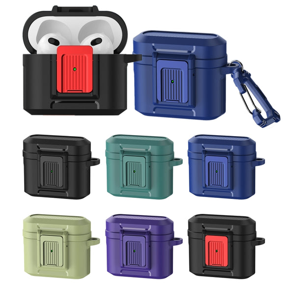 For AirPods 3 Earphone TPU + PC Protective Case(Green)