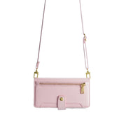 For OnePlus Ace 2/11R Sheep Texture Cross-body Zipper Wallet Leather Phone Case(Pink)