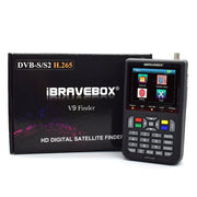 iBRAVEBOX V9 Finder Digital Satellite Signal Finder Meter, Plug Type:EU Plug(Black)