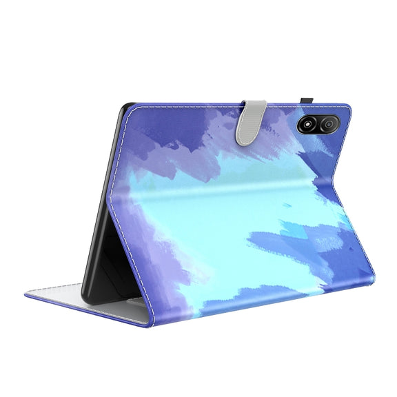 For Honor Pad V8 Pro Watercolor Pattern Flip Leather Tablet Case(Winter Snow)