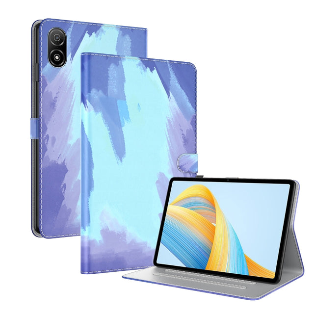 For Honor Pad V8 Pro Watercolor Pattern Flip Leather Tablet Case(Winter Snow)