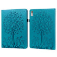 For Lenovo Tab P11 Gen 2 Tree & Deer Pattern Embossed Leather Tablet Case(Blue) - Lenovo by PMC TechLife | Online Shopping South Africa | PMC TechLife | Buy Now Pay Later Mobicred