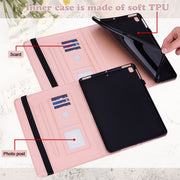 For Lenovo Tab P11 Pro Gen 2 Tree & Deer Pattern Embossed Leather Tablet Case(Pink)