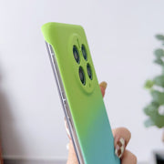 For Huawei P50 Pro Frameless Skin Feel Gradient Phone Case(Orange Yellow)