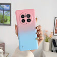 For Huawei P40 Frameless Skin Feel Gradient Phone Case(Pink Blue) - Huawei Cases by PMC TechLife | Online Shopping South Africa | PMC TechLife | Buy Now Pay Later Mobicred