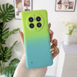 For Huawei P40 Frameless Skin Feel Gradient Phone Case(Green Blue) - Huawei Cases by PMC TechLife | Online Shopping South Africa | PMC TechLife | Buy Now Pay Later Mobicred