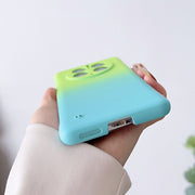 For Huawei P40 Frameless Skin Feel Gradient Phone Case(Orange Yellow)