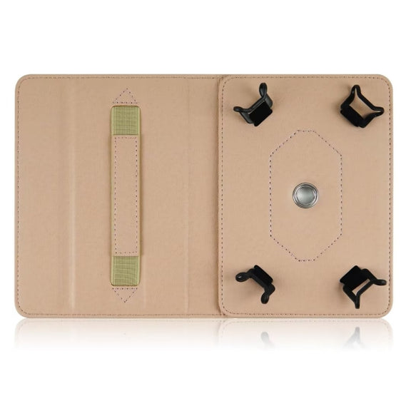 For 6 inch Rotating Universal Leather Tablet Case(Black)